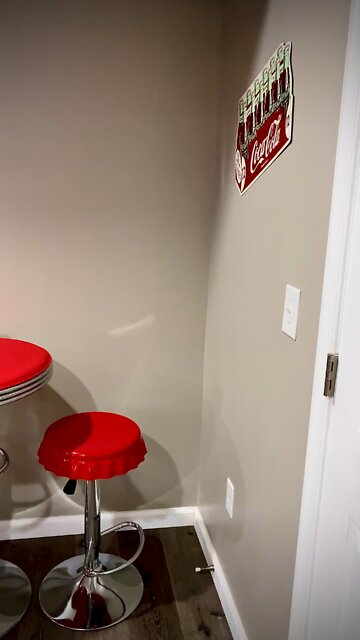 Our diner in our basement