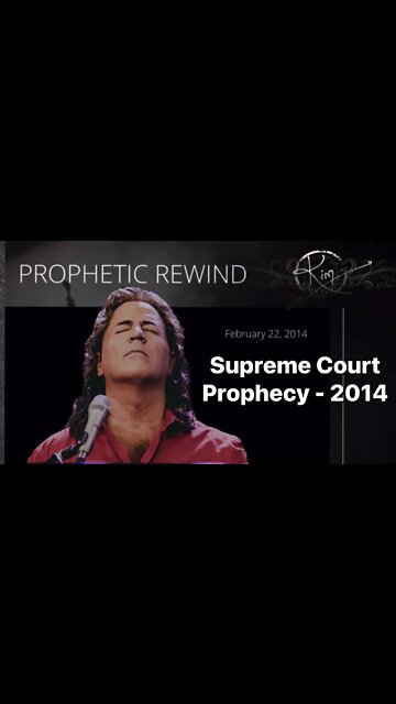 Kim Clement Supreme Court Prophecy - 2014 #shorts