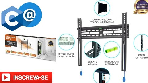 COMO INSTALAR UNBOXING SUPORTE P SMART TV ATÉ 65 POLEGADAS