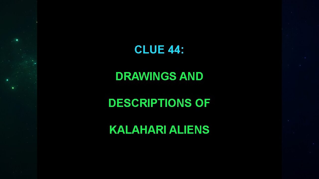 Clue 44 (The "Alien Interview" Video Analysis 2013/2014/2015)