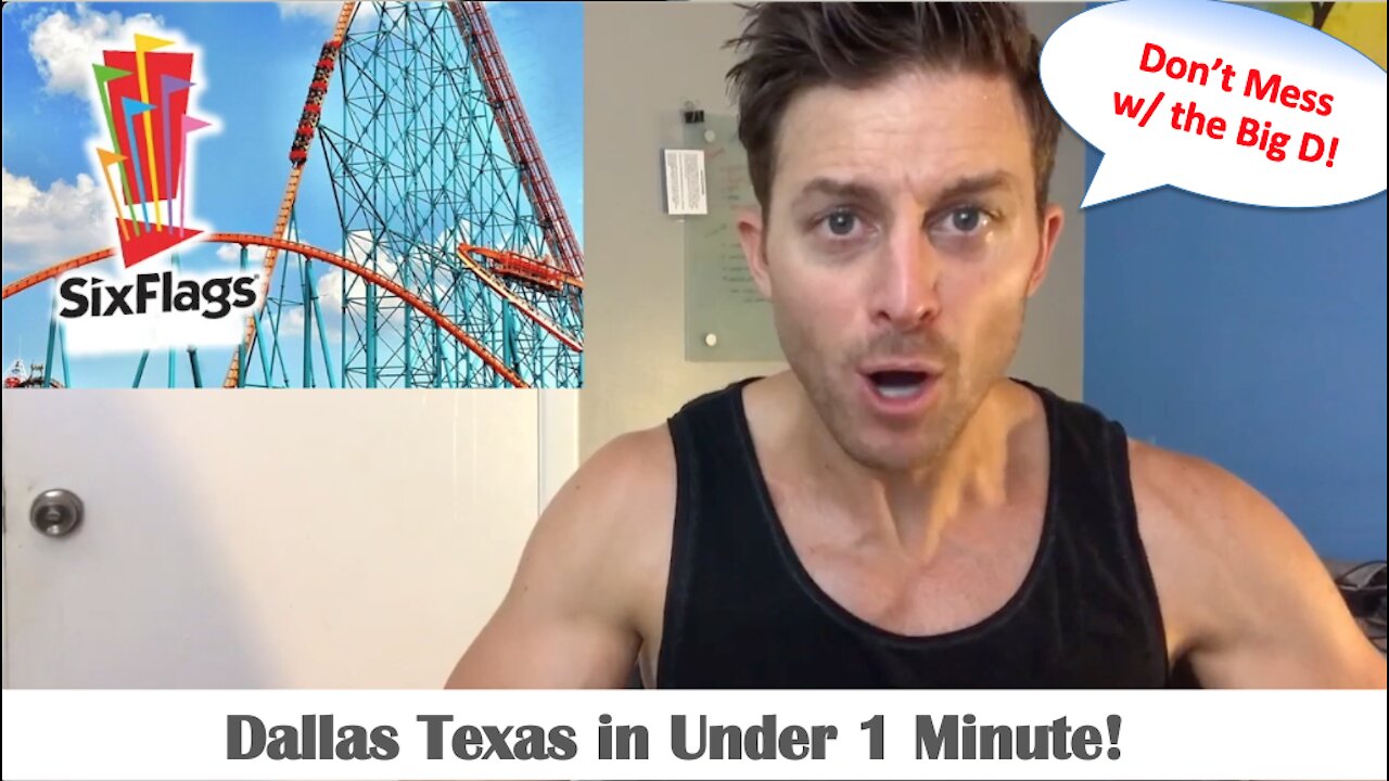 Dallas in Under 1 Minute... (comedian K-von is on tour)