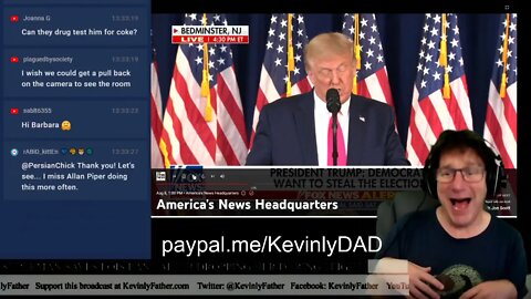 TRUMP RUNS AWAY at Press Conference after cutting $840/month for Unemployed Americans The #LieStream