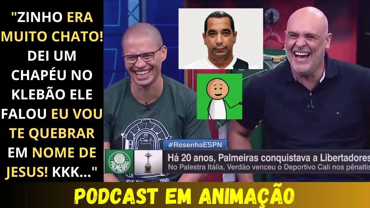 MARCOS FALANDO DAS BRIGAS NO JOGO DE DOIS TOQUES| RESENHA ESPN MARCOS OSÉAS E JÚNIOR