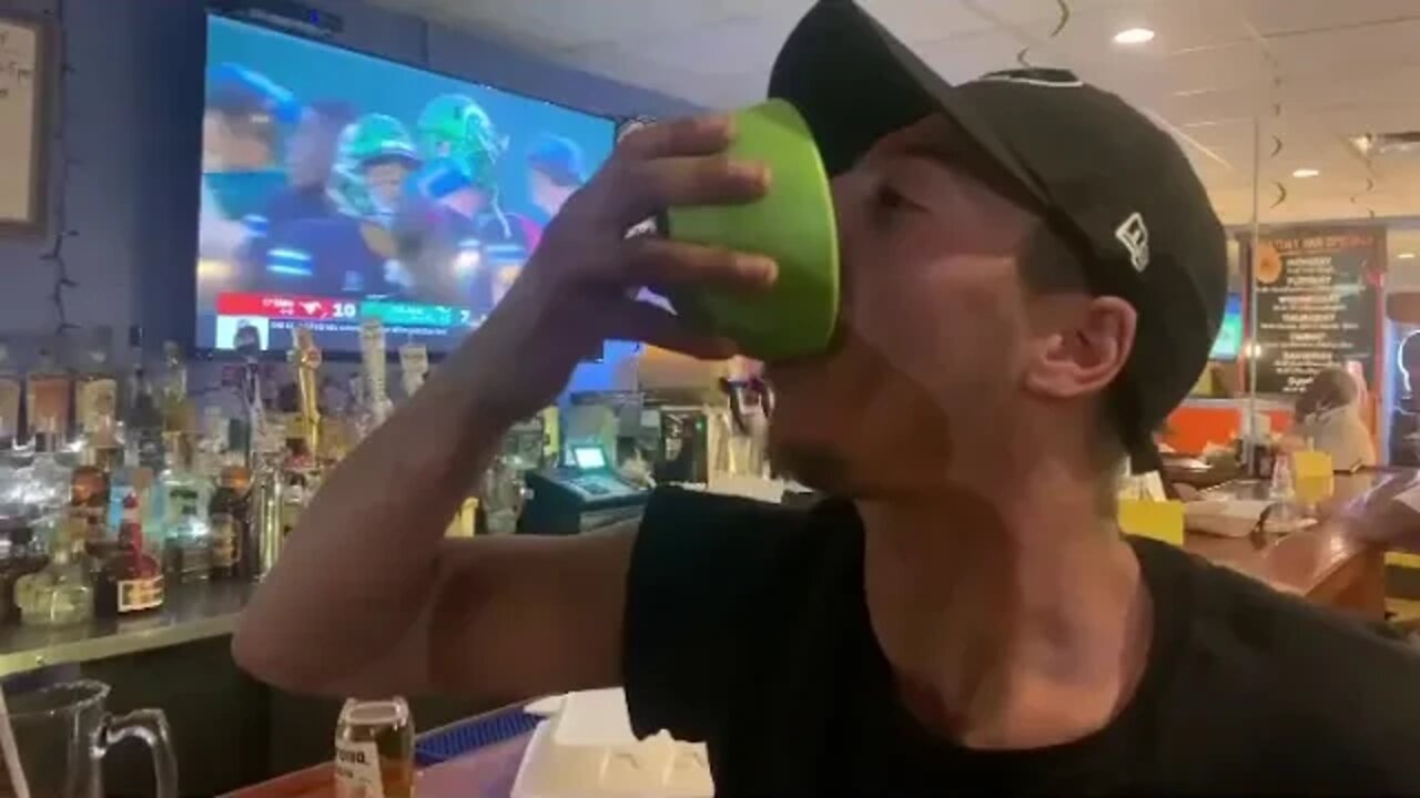 Who drinks the salsa? TOM DRINKS THE SALSA!!!! Lol