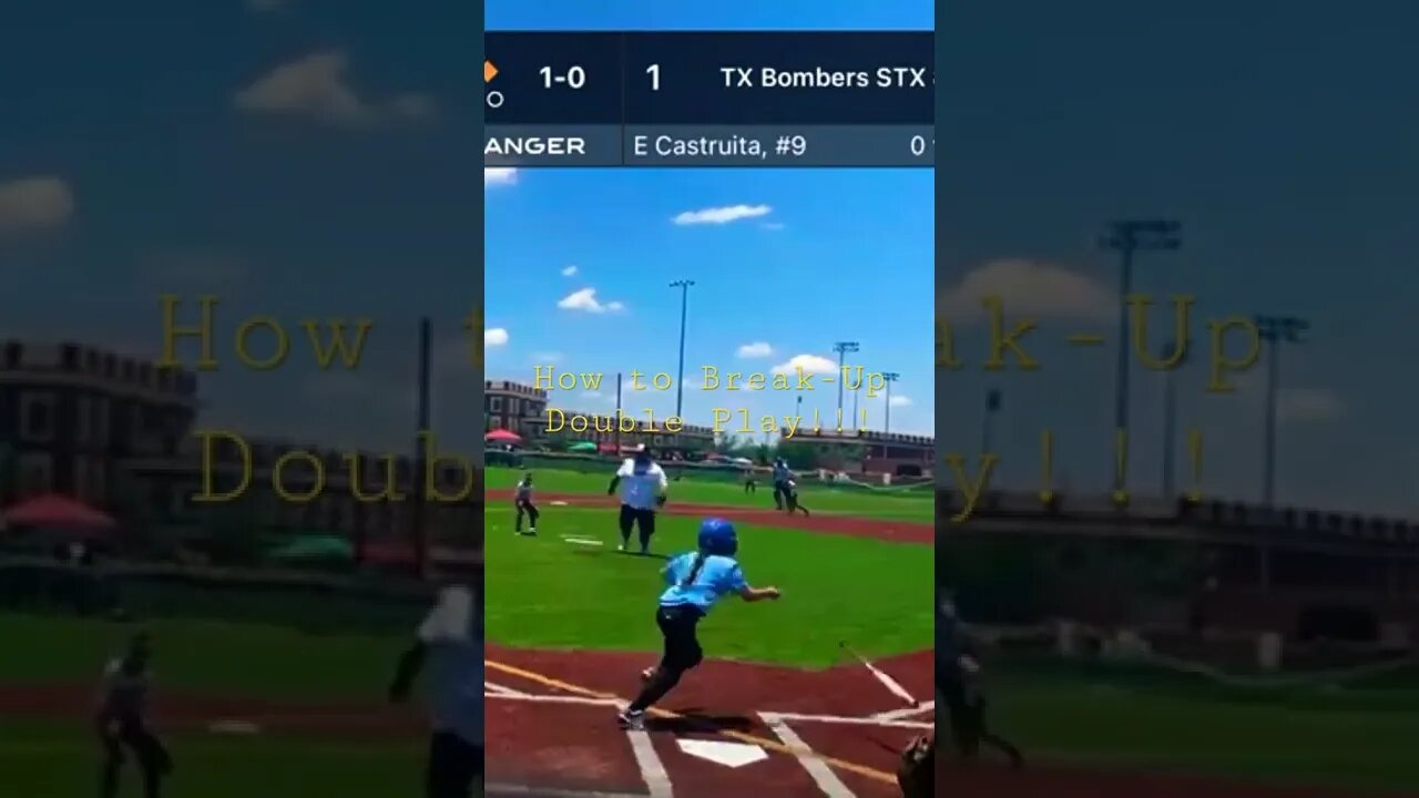 How to Break-Up Double Play!!!