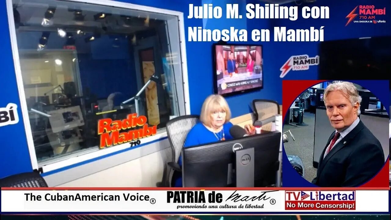 Julio M. Shiling con Ninoska en Mambí