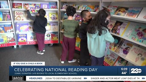 23ABC donates 1,415 books to Mount Vernon Elementary