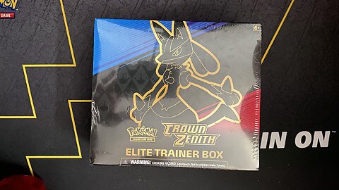 Opening a Pokemon Crown Zenith Elite Trainers Box