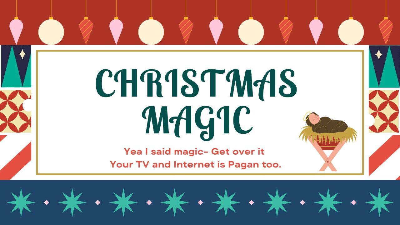 Christmas Magic SOS - Your Screen is Pagan, yet you still use that-Adult Language