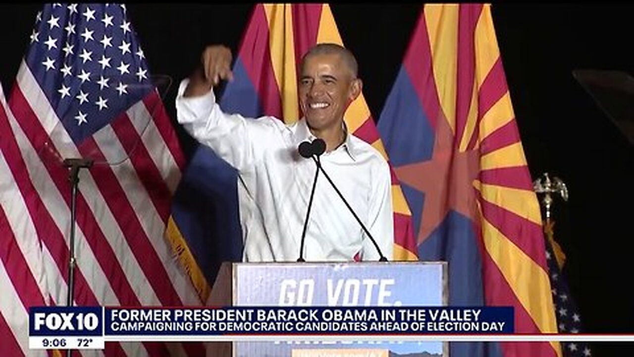 2022 Election: Former President Obama speaks at Laveen campaign event