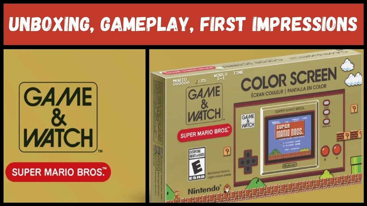 Game & Watch Super Mario Bros | Unboxing, Gameplay, First Impressions