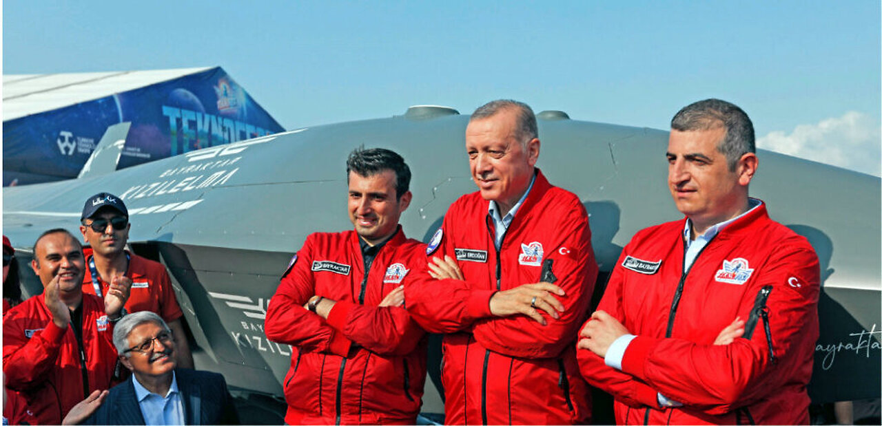 Turkey's Jet powered UAV's in action.