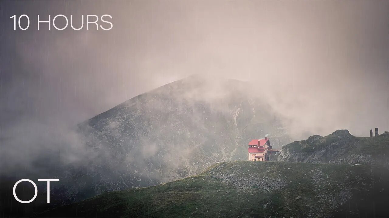 Rainy Night in Romania | Soothing Rain Sounds For Sleeping | Relaxation | Studying| 10 HOURS