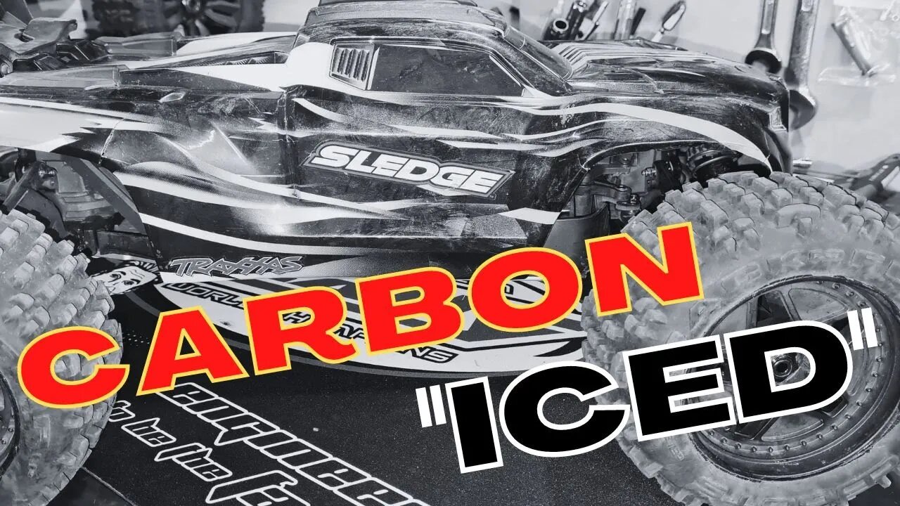 Traxxas Sledge Gets CARBON "ICED"