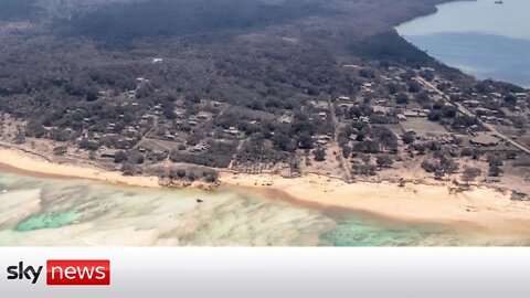 Tonga's three smallest islands devastated by volcano and tsunami