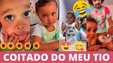 ANDRIELLY Aplicou uma Máscara no Tio e depois fez uma BRINCADEIRA de MISTURA para ele TOMAR