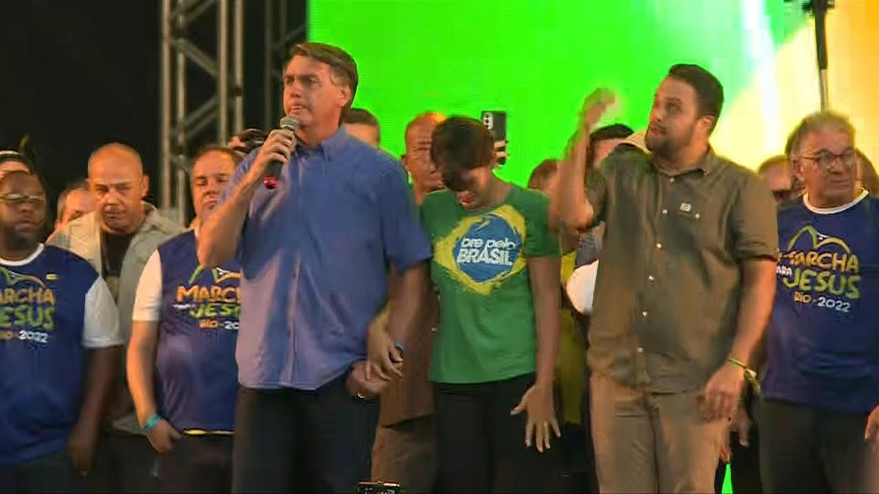 BOLSONARO PARTICIPOU DA MARCHA PRA JESUS