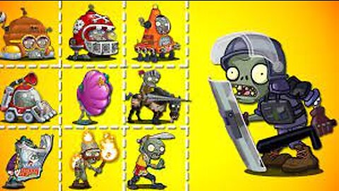 Riot Police Zombie VS All Zombies - Who Will Win? - PvZ 2 Zombie Vs Zombie