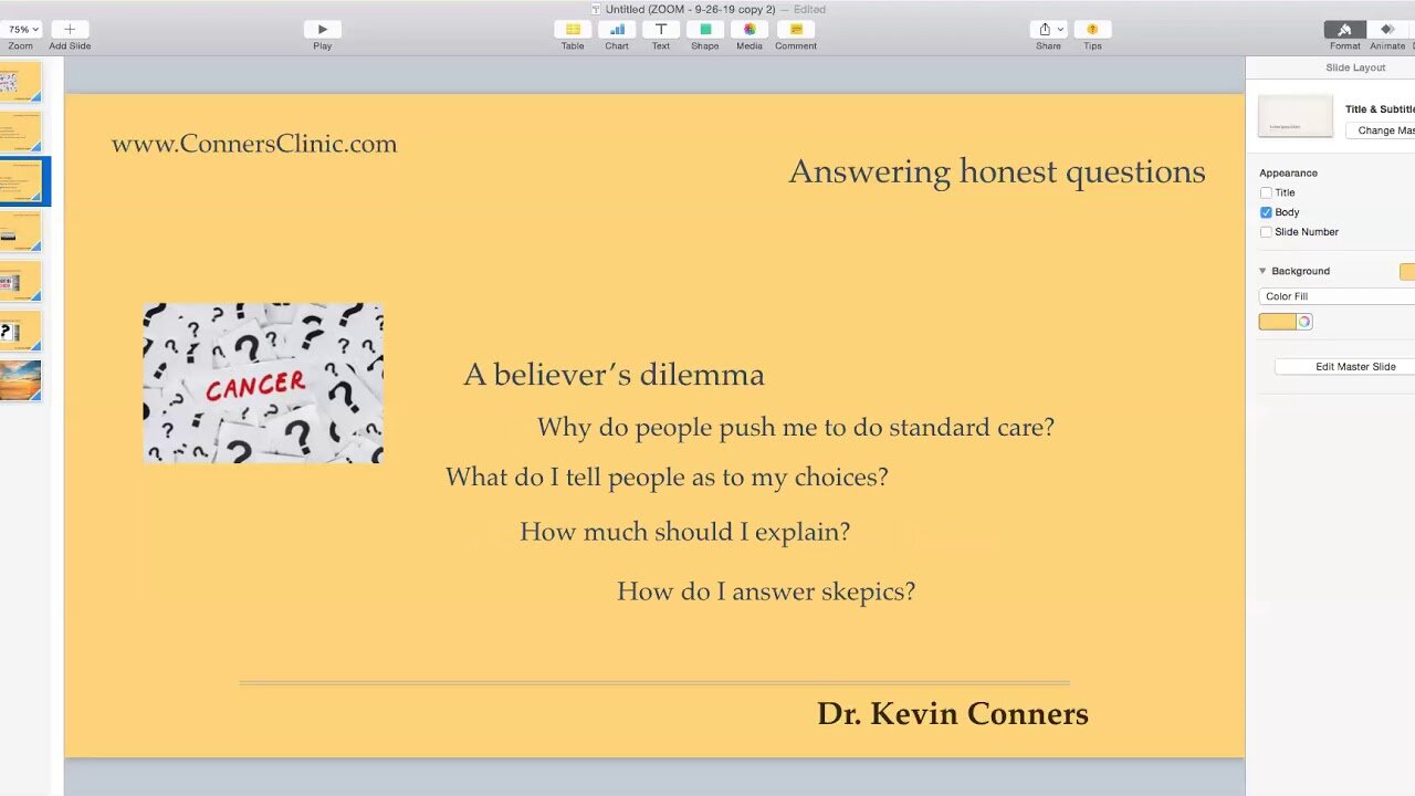 Answering Skeptics - Dr. Kevin Conners | Conners Clinic