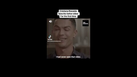 Cristiano Ronaldo sees video of his dad for the first time