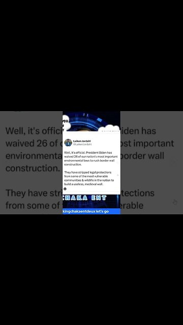 Biden builds trumps wall