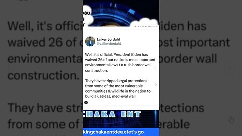 Biden builds trumps wall