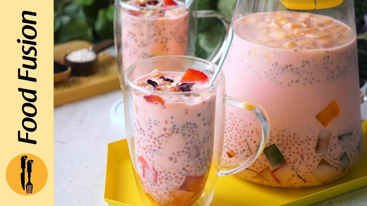 Refreshing Sabudana Drink | Tapioca Drink Recipe by Food Fusion (Iftar Drink Ideas)