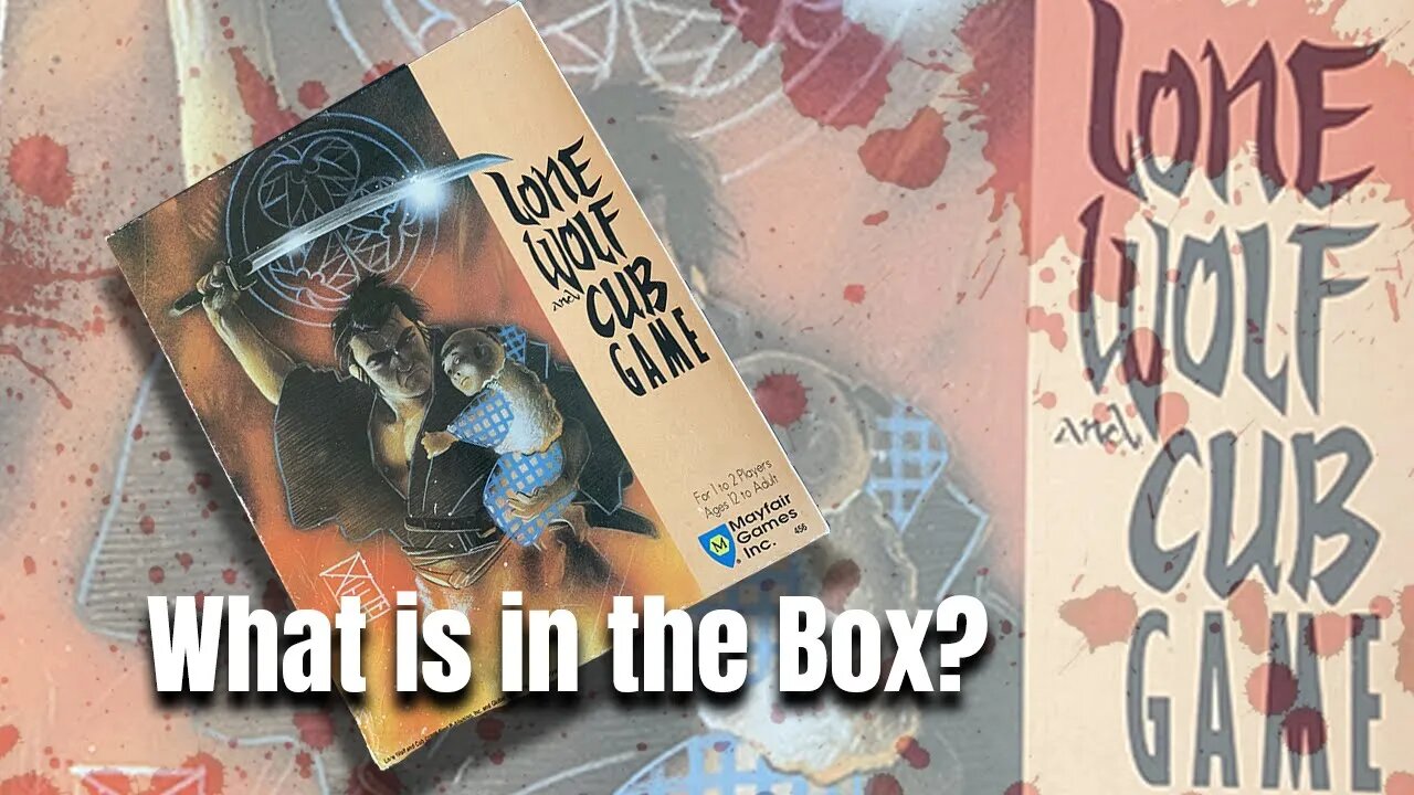 Lone Wolf and Cub Solo Game Unboxing