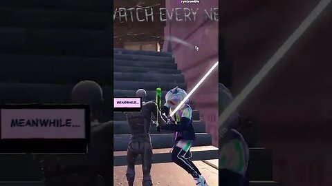 Epic Lightsaber Duel #shorts #fortnite #gaming