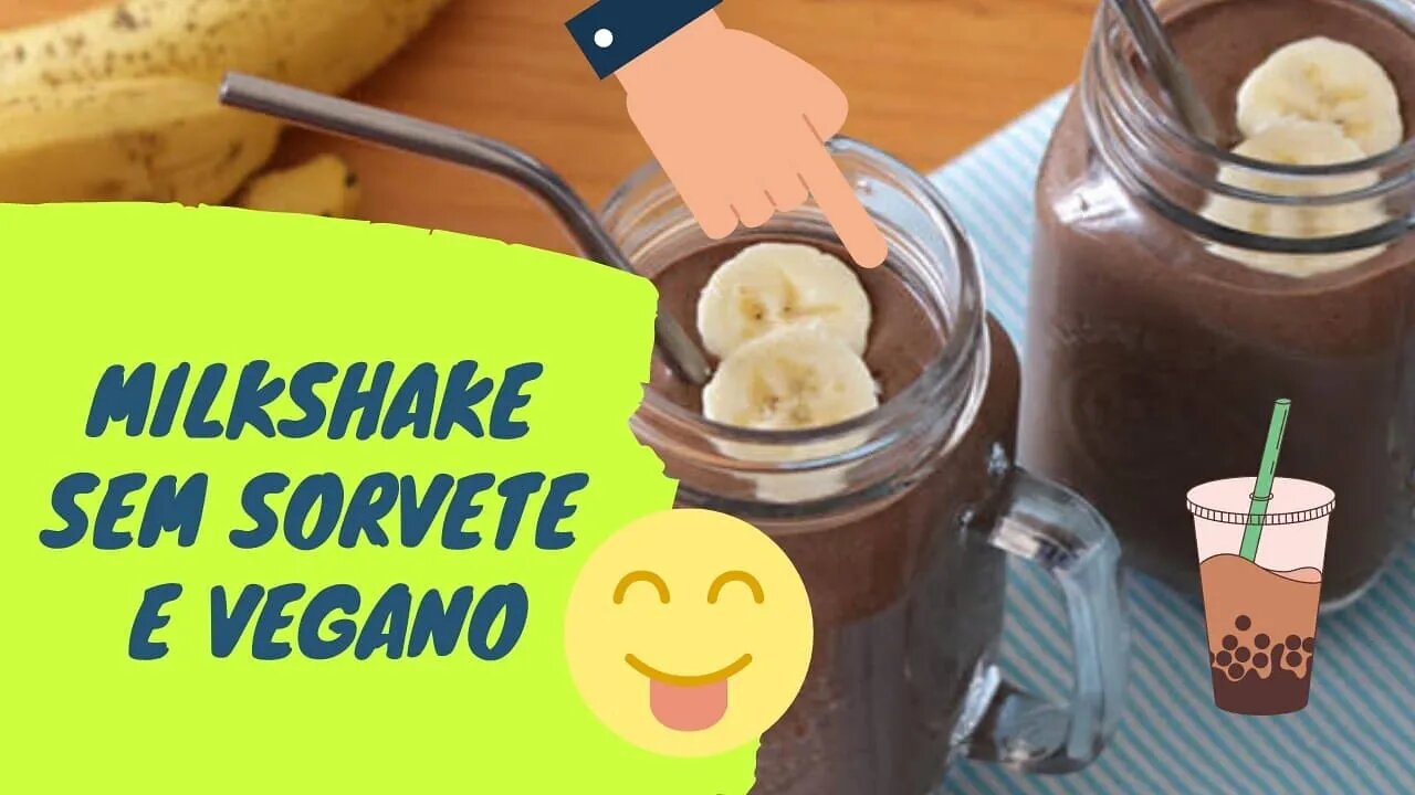 COMO FAZER MILK SHAKE DE BANANA CONGELADA - AS CRIANÇAS PODEM TOMAR TODOS OS DIAS