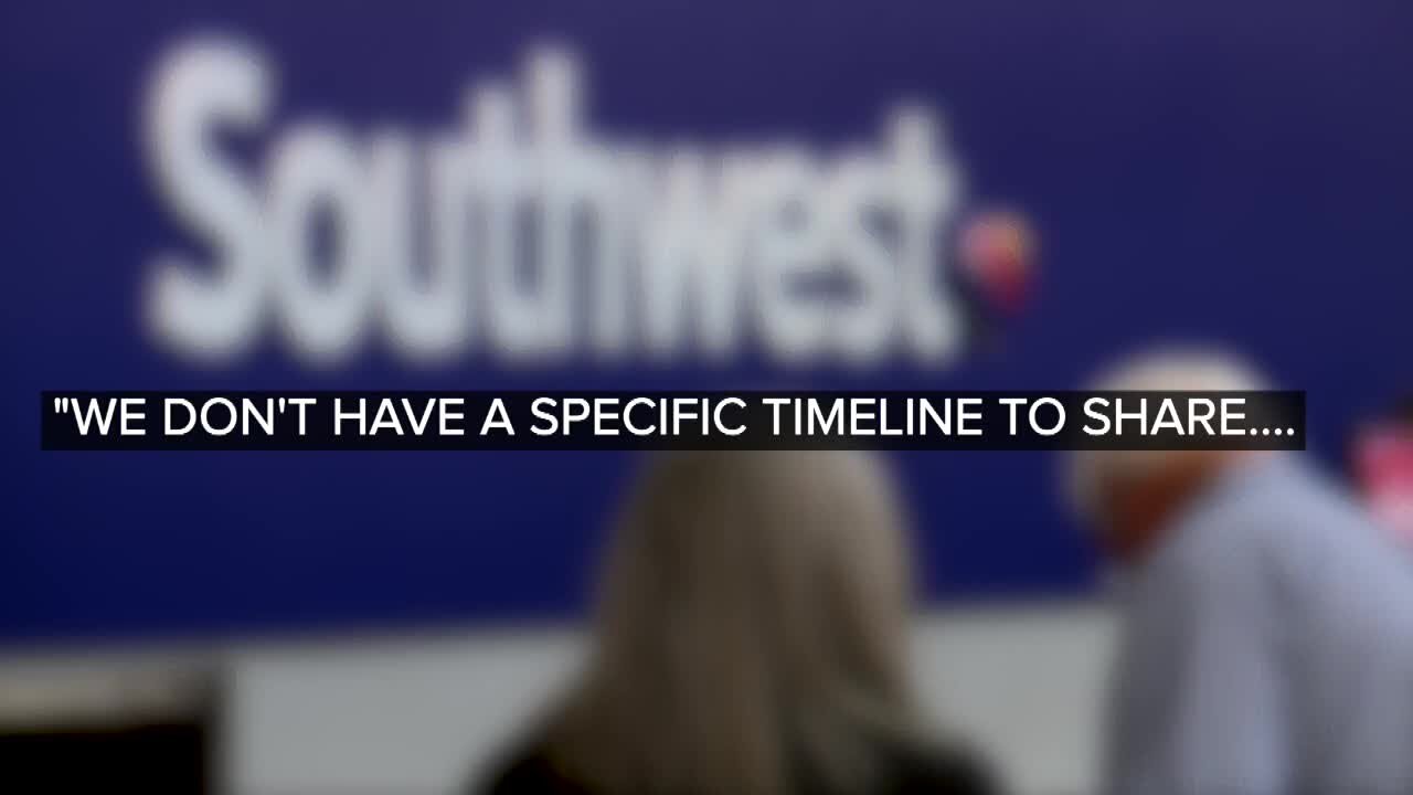 When will impacted Southwest Airlines passengers be reimbursed for travel expenses?