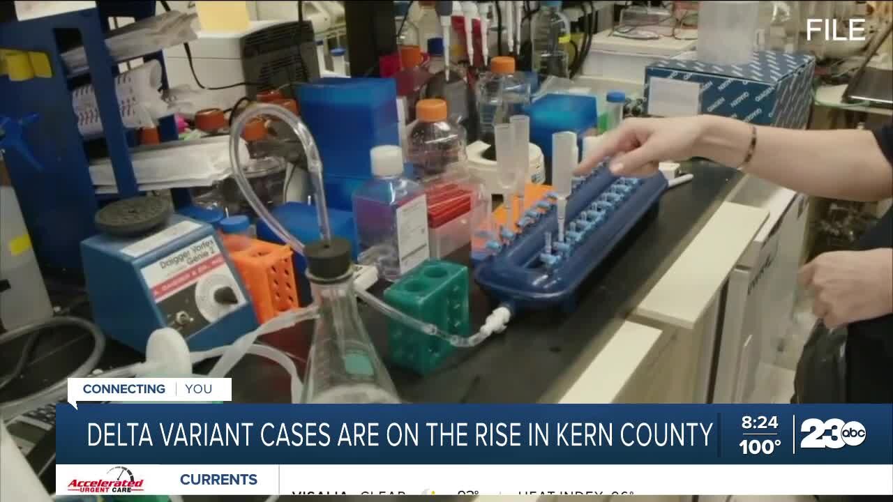 Delta variant cases are on the rise in Kern