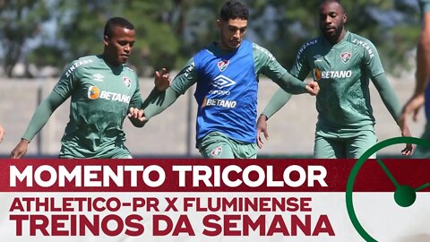 FLUMINENSE TREINA FORTE DURANTE A SEMANA ANTES DO DUELO CONTRA O ATHLETICO-PR PELO BRASILEIRÃO