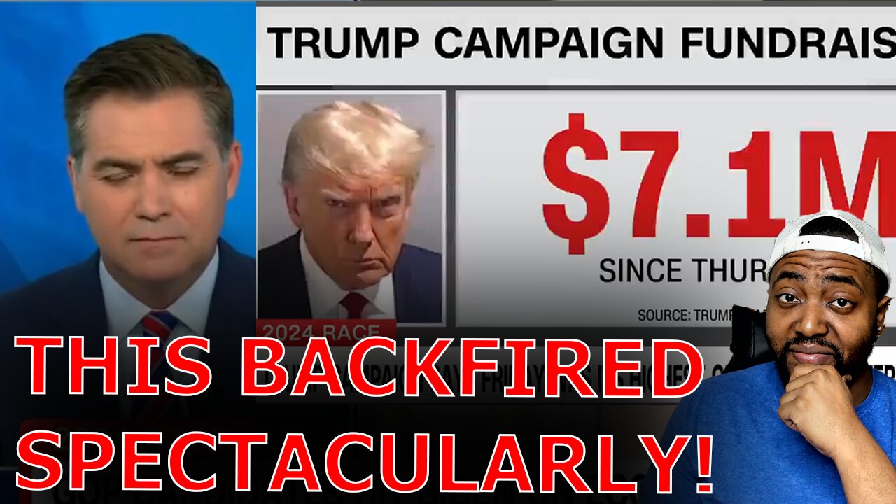 Jim Acosta COPES Over Trump Dominating Polls And FUNDRAISING RECORD SETTING Cash From Mug Shot!