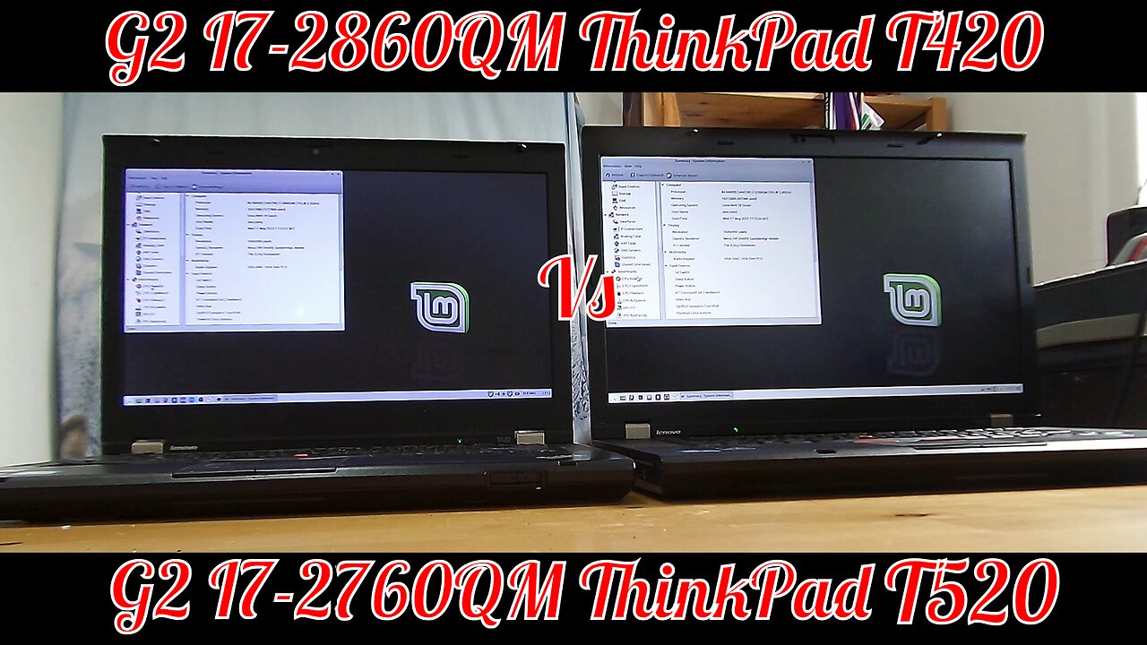 G2 I7 2860QM ThinkPad T420 vs G2 I7 2870QM ThinkPad T520 !