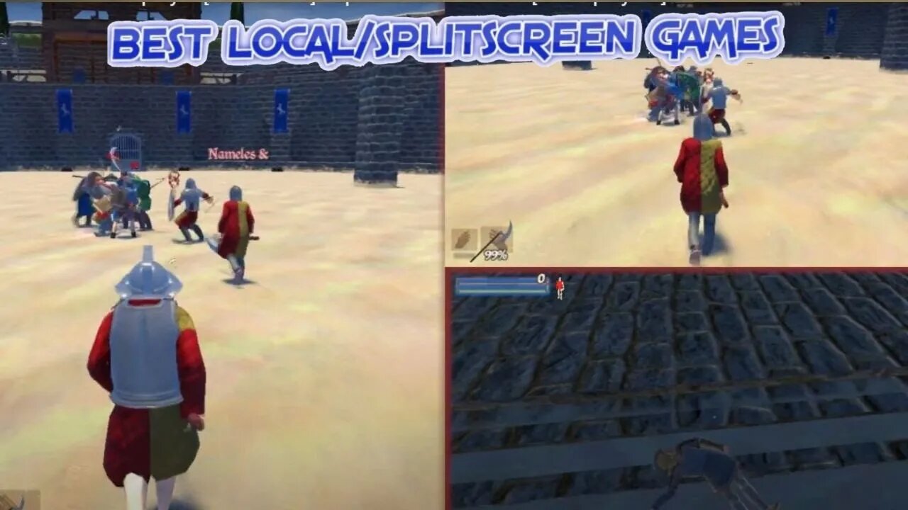 The Arcane Relics Multiplayer [Free Game] - Splitscreen on Arena [Gameplay #2]