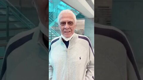 Roberto Dinamite agradecendo a todos pelas orações após receber alta médica