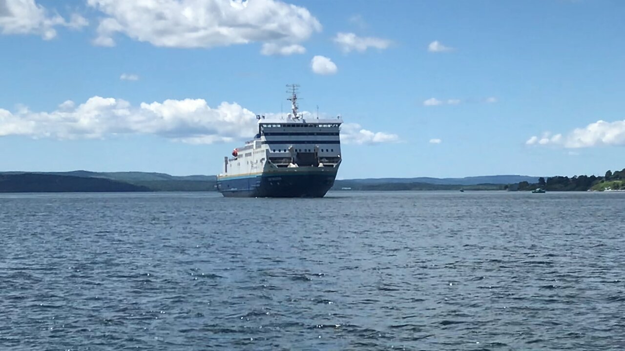 Newfoundland Ferry In North Sydney Cape Breton Island