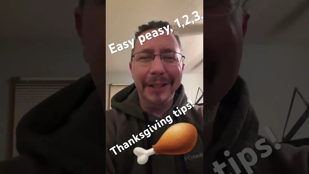 Thanksgiving tips, 1,2,3. This is so stupid. #funny #comedyjokes #comedy #podcast #thanksgiving