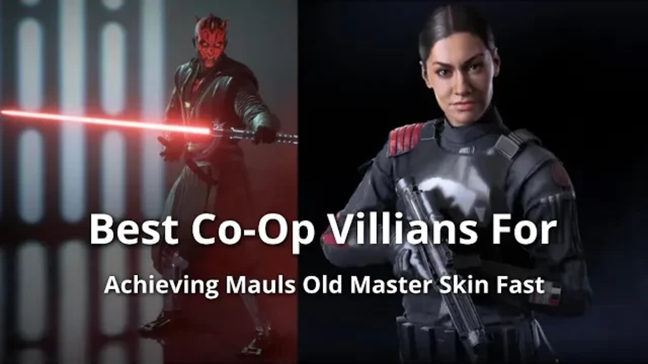 Battlefront 2 Best Co-Op characters For Getting Maul Old Master Skin Fast!