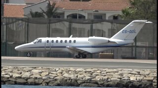 Gibraltar Airport Observation Deck; Cessna Departure #shorts