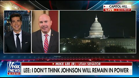 MIKE LEE: SPEAKER JOHNSON WON'T REMAIN