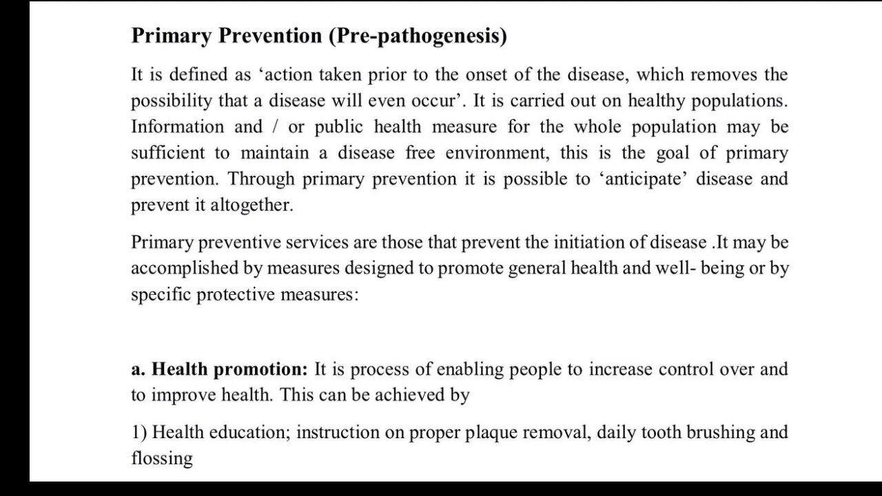 Preventive Dentistry L1 (Introduction)