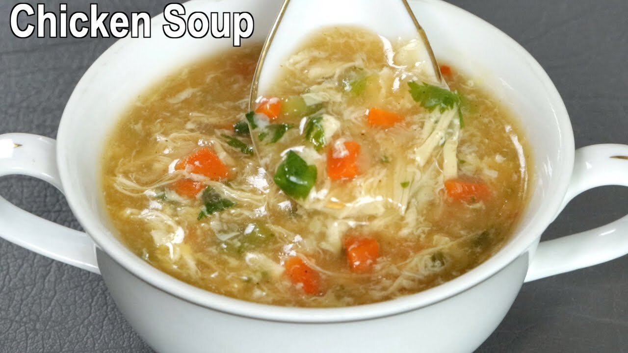 Chicken Soup Recipe | How to make Chicken Vegetable Soup at Home