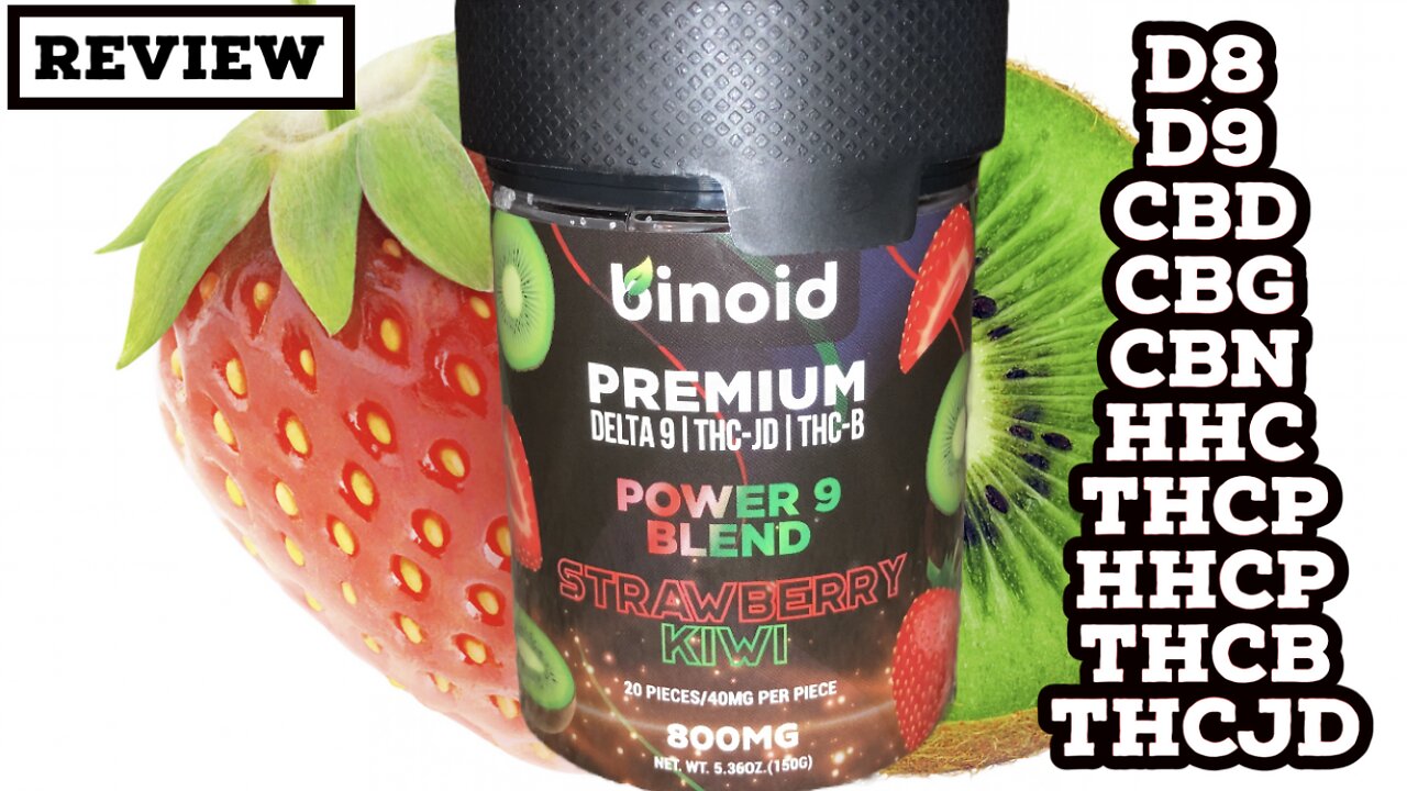 Binoid Power 9 Blend Strawberry Kiwi Gummies Review