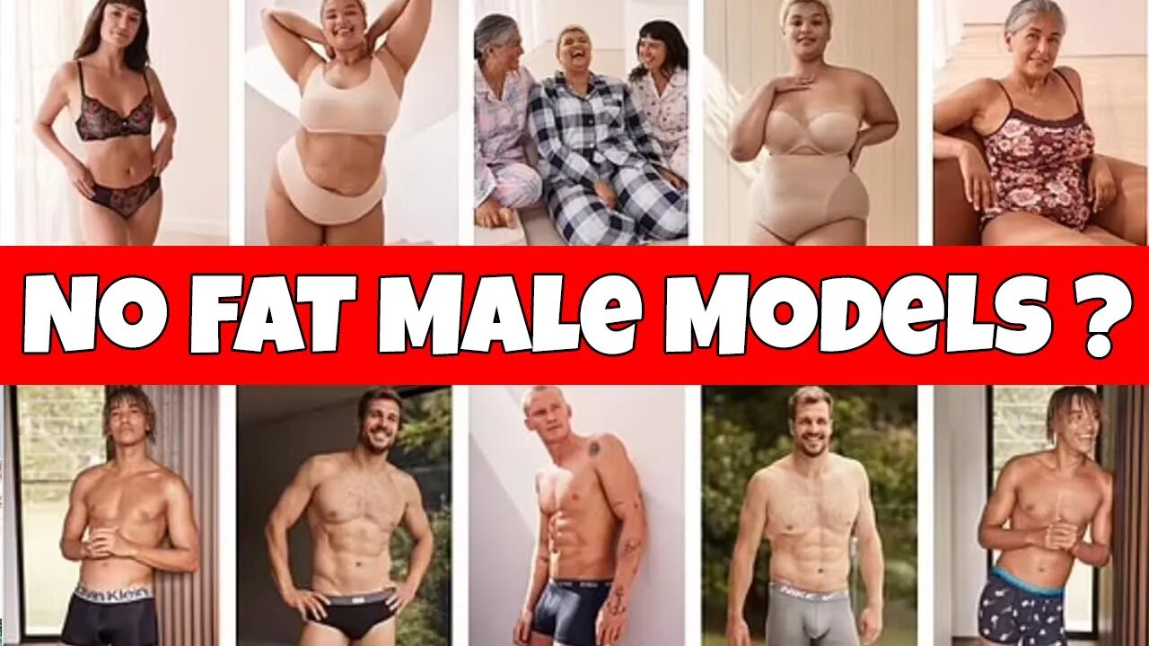 Is there a Double Standards in Fashion? | No fat men models allowed.