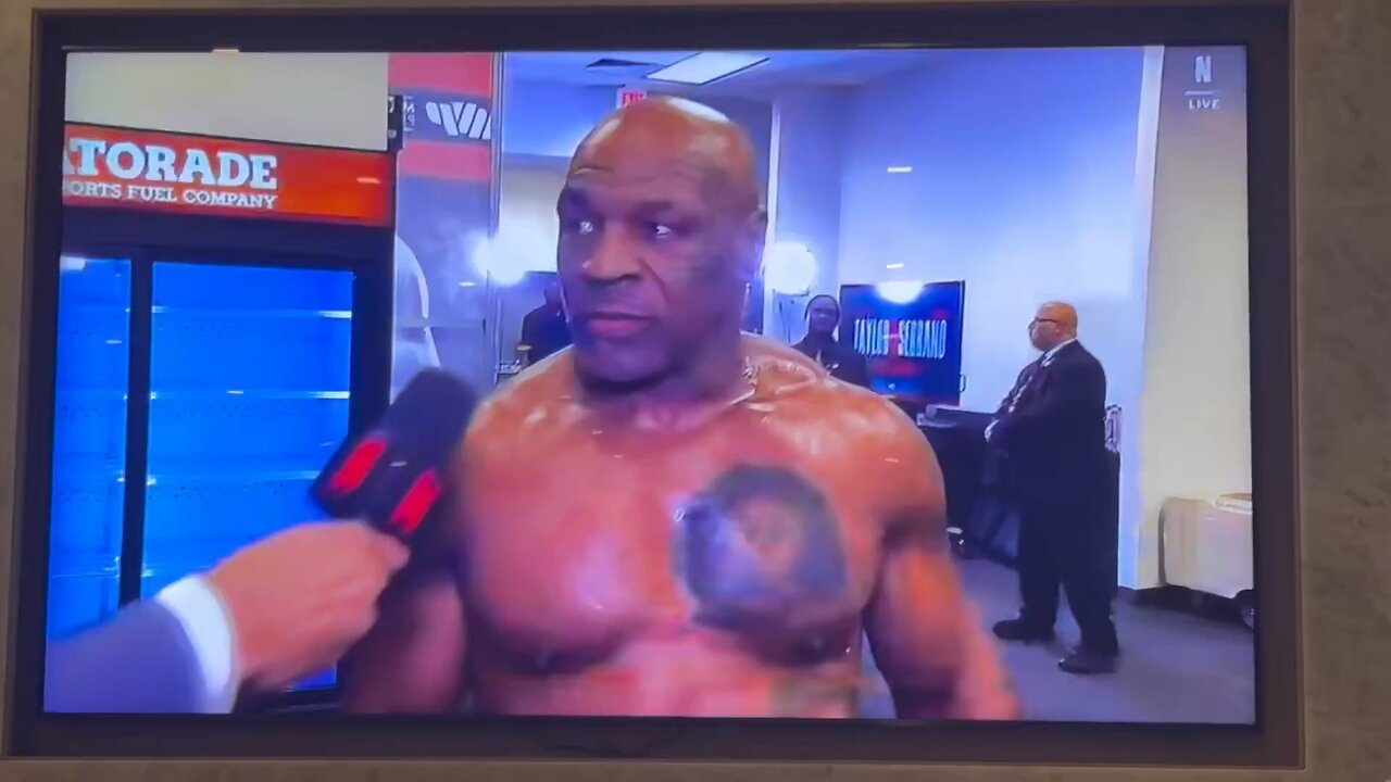 Witness the moment Mike Tyson stunned millions by unexpectedly baring his backside