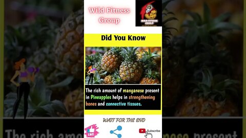 🔥Benefits of pineapples🔥#shorts🔥#wildfitnessgroup🔥15 May 2022🔥