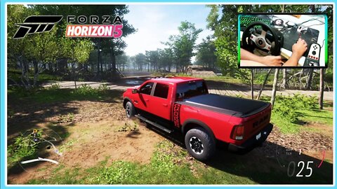 DODGE RAM2500 2017 - EL PANTANO FORZA HORIZON 5 LOGITECH G25 GX1050 TI 4GB