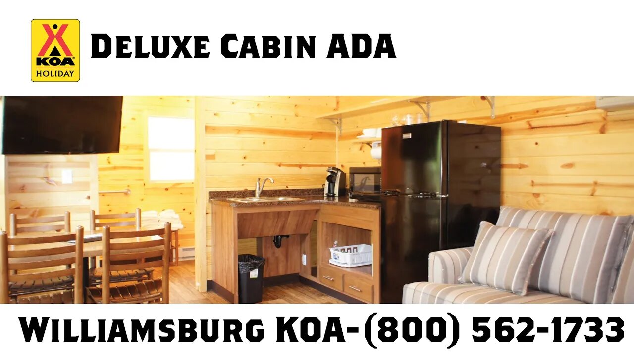 360 Tour of the KL15 ADA Lodge at Williamsburg / Busch Gardens Area KOA